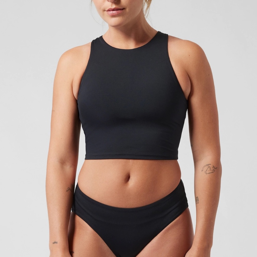 Athleta Conscious Crop Bikini Top